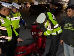 Suara Bising Diredam, 40 Motor Knalpot Brong Ditilang Satlantas Polresta Barelang