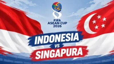 Link Live Streaming FIFA ASEAN Cup 2026 Indonesia Vs Singapura di Sini!